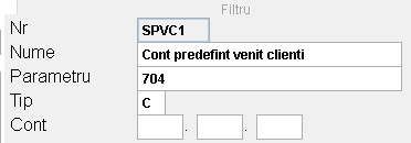 Parametri SPVF2 / SPVF3