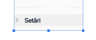 Opțiunea SETĂRI din colțul din stânga jos
